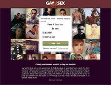 Tablet Screenshot of gaysexromania.com